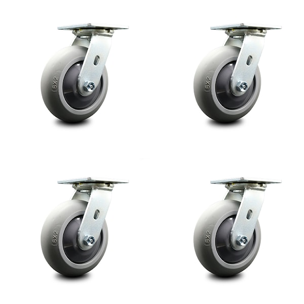 Chemtainer CSJ6RRRS Caster Replacement Set